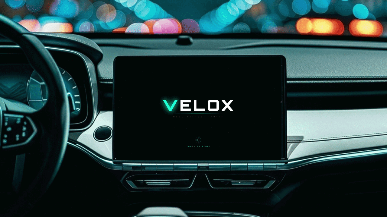 Velox concept automotive dashboard interface